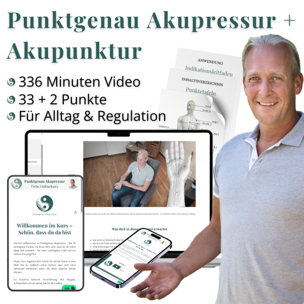 Preview: Punktgenau Akupressur + Akupunktur Online-Kurs (Digitalprodukt)